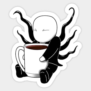 Slendy Needs Coffee Sticker